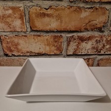 White Square Ceramic Serving