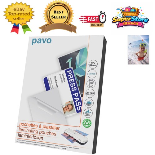 Pack 100 gloss laminating - gloss,