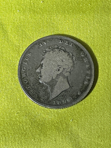 1826 george silver shilling - 1826,
