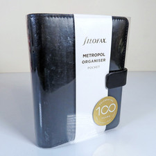 Genuine Filofax Metropol Black