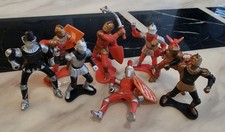 Bundle Of 8 plastic toy knight
