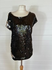 ICHI BLACK SEQUIN FRONT