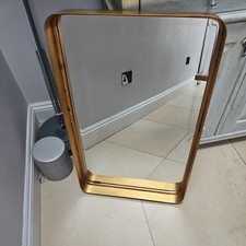 Uttermost Crofton Antique Gold Rectangular Mirror, 76x51cm, good condition 