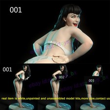Bettie Woman 1/8 1/6 1/4 1/3 1/2 Unpainted Model Kit Unassembled 3D Print 2 Ver.