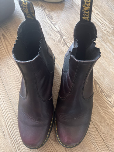 Martens burgundy leather - dr.,