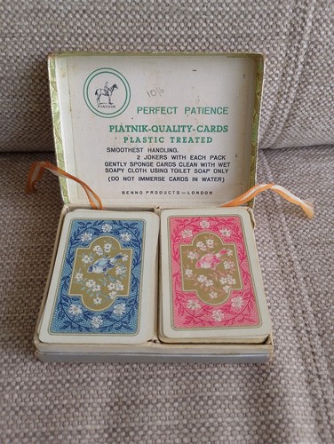 Vintage piatnik playing - playing, cards