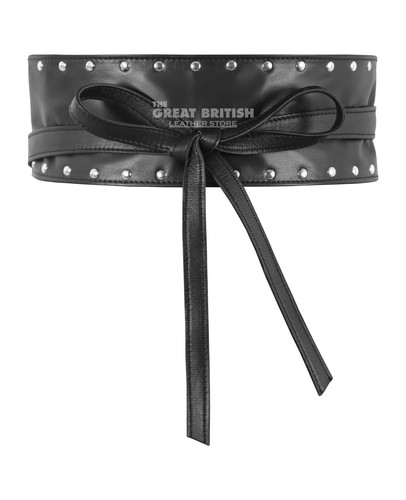 Ladies leather obi - obi, tie