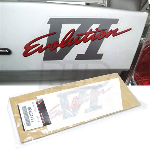 Rear decal sticker - sticker, genuine