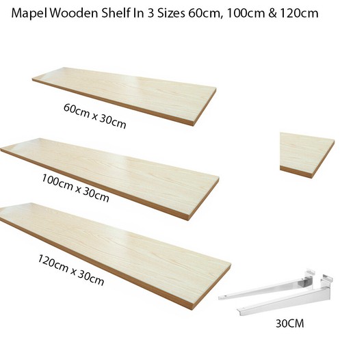Maple white wooden shelves - maple,