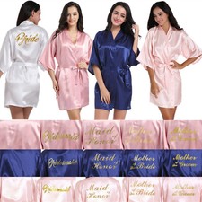 UK Bride Bridesmaid Robe