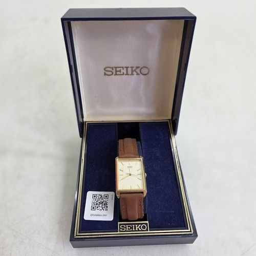 Seiko quartz gold plated - quartz,