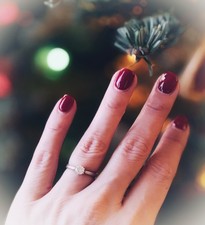 Engagement ring- white gold
