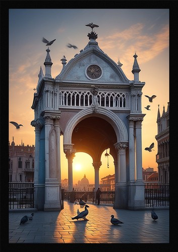Venice canals wall art - venice,