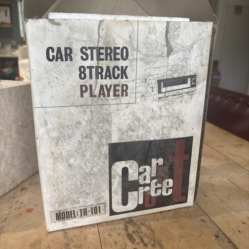 Vintage track player car - 8-track,