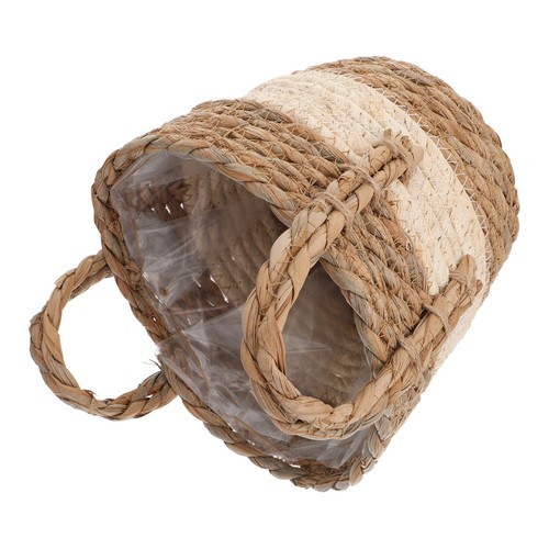 Rattan basket flower pots - rattan,