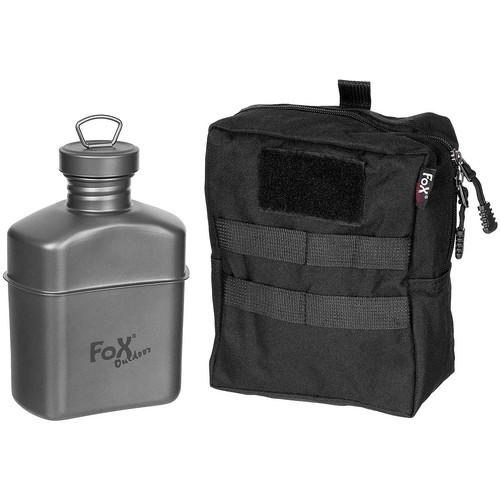 Fox outdoor titanium canteen - titanium,