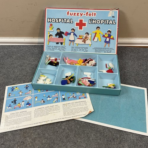 Vintage fuzzy felt - fuzzy-felt, hospital