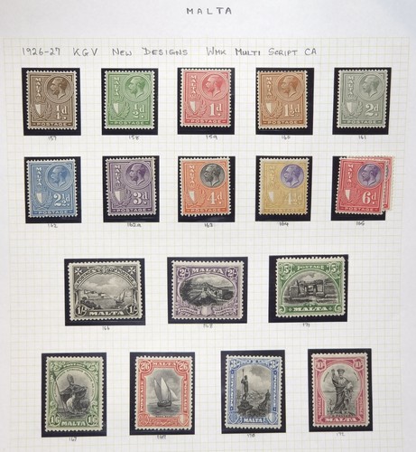 Malta 1926 full set - malta,