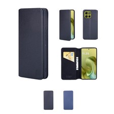 Real Leather Book Wallet Flip