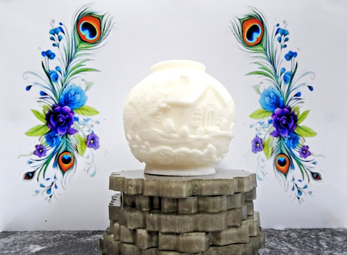 Scented soya wax candle - soya,