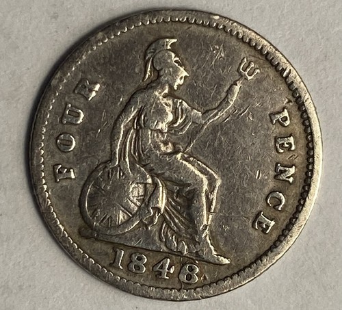 1848 four pence - pence, groat