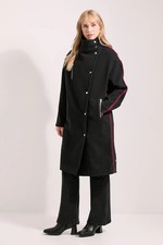 Wallis Black Coat Womens