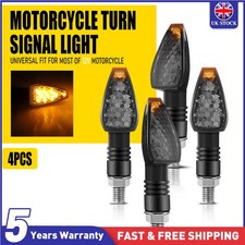 4PCS Chrome Motorcycle Bullet