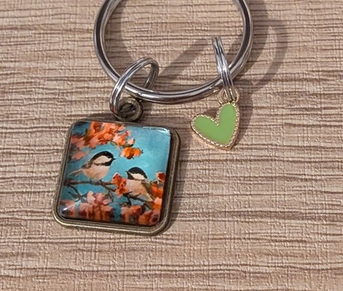 Beautiful little birds keyring - little,