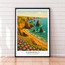 Cornwall Coast Unframed