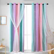 2 Panels Blackout Curtains for
