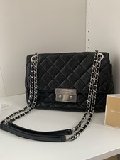 Michael Kors Black Sloan Quilted Leather Shoulder Bag - Used Condition