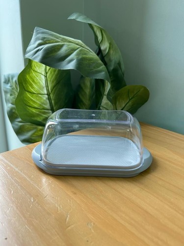 New plastic butter dish - new,