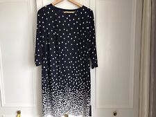 FREE P&P Never Worn - Roman Originals Ladies Navy/White 3/4 Sleeve Dress Size 14