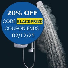 Mira Jump Electric Shower 10.8kW White & Chrome Modern Bathroom 1.1788.012