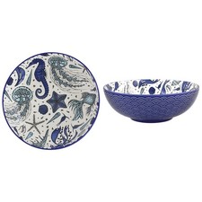 Ceramic Bowl 22cm Sea Life
