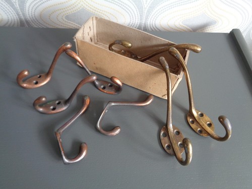 Vintage coat hooks old - coat,