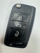 GENUINE SEAT 3 BUTTON REMOTE FLIP KEY FOB IBIZA LEON ETC TESTED. 575 959 752 AK