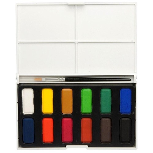 Watercolour pan paints - pan,