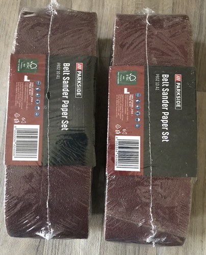 Parkside belt sander paper - 2x,
