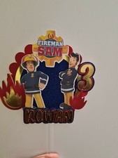 Fireman sam inspired cake - fireman,