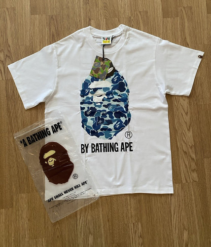 Bathing ape blue camo - bathing, white