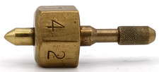 Brass Number Spinner With 1916