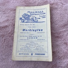 1960 MILLWALL V WORKINGTON