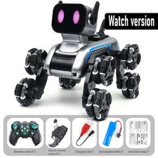 Eight-Wheel Stunt Robot Dog Children's Dual-Control Smart Walking Toy RC Gift