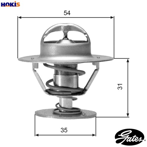 Thermostat coolant th00682g1 - thermostat,