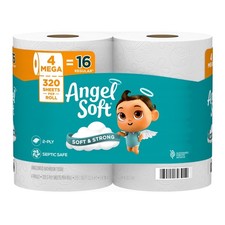 Angel Soft Toilet Paper, 4