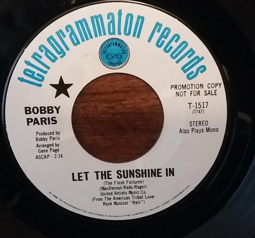 Bobby paris let - let, sunshine