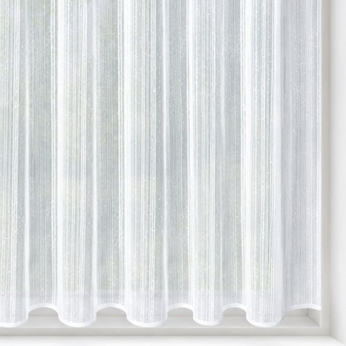 Traditional white net curtains - white,