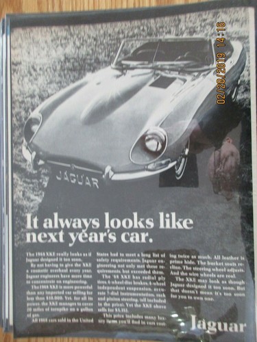 1968 jaguar xke large w - large, b&w