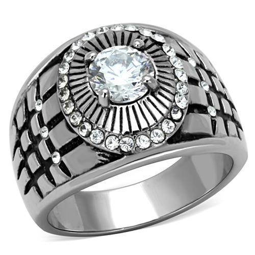 Mens signet ring 2ct - , simulated